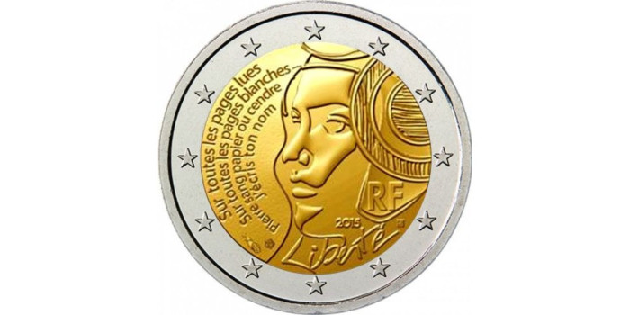 2 EUROS CONMEMORATIVOS FRANCIA 2015 "Fiesta de la Federación"