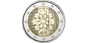 2 EUROS CONMEMORATIVOS FRANCIA 2018 "LE BLEUET"