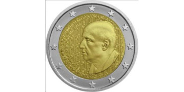 2 EUROS CONMEMORATIVOS GRECIA 2016 "DIMITRI MITROPOULOS"
