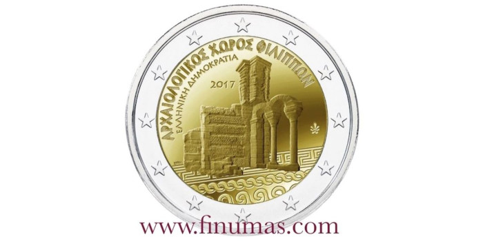 2 EUROS CONMEMORATIVOS GRECIA 2017 "FILIPOS"
