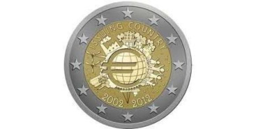 2 EUROS CONMEMORATIVOS IRLANDA 2012 X.ANIV