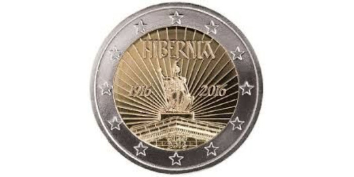 2 EUROS CONMEMORATIVOS IRLANDA 2016 "ALZAMIENTO"