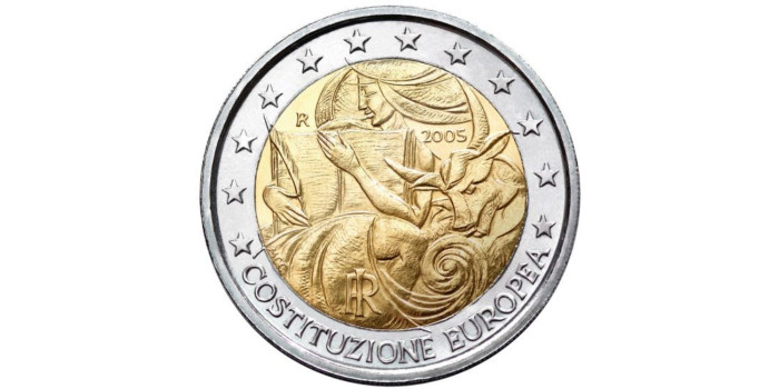 2 EUROS CONMEMORATIVOS ITALIA 2005