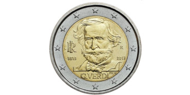2 EUROS CONMEMORATIVOS ITALIA 2013 "VERDI"