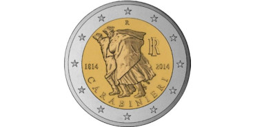 2 EUROS CONMEMORATIVOS ITALIA 2014 "CARABINIERI"
