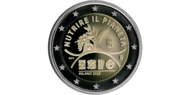 2 EUROS CONMEMORATIVOS ITALIA 2015 "EXPO"