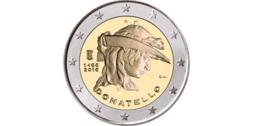 2 EUROS CONMEMORATIVOS ITALIA 2016 "DONNATELLO"