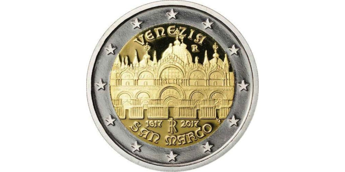 2 EUROS CONMEMORATIVOS ITALIA 2017 "VENECIA"