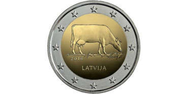 2 EUROS CONMEMORATIVOS LETONIA 2016 "SECTOR AGRARIO"