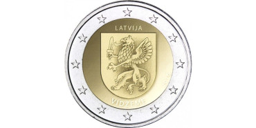 2 EUROS CONMEMORATIVOS LETONIA 2016 "VIEZME"
