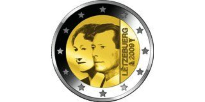 2 EUROS CONMEMORATIVOS LUXEMBURGO 2009