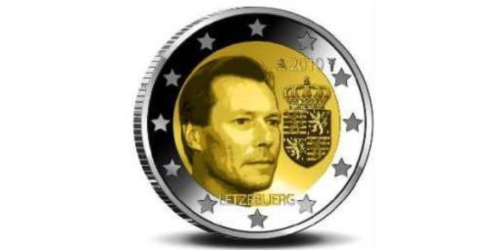 2 EUROS CONMEMORATIVOS LUXEMBURGO 2010