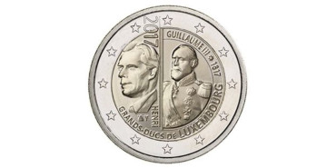 2 EUROS CONMEMORATIVOS LUXEMBURGO 2017 "200º Aniv."