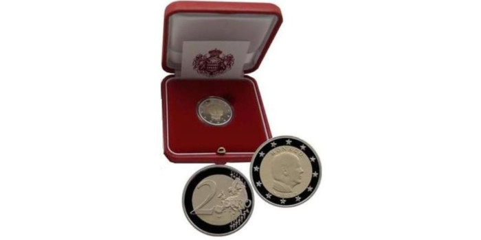2 EUROS CONMEMORATIVOS MONACO 2010 "PROOF"
