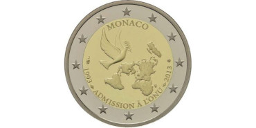 2 EUROS CONMEMORATIVOS MONACO 2013 "ONU"
