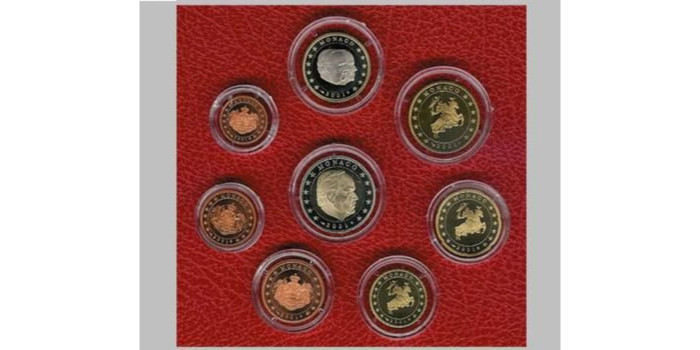 SET OFICIAL MONACO 2001 PROOF