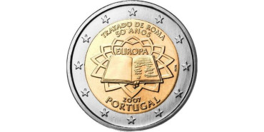 2 EUROS CONMEMORATIVOS PORTUGAL 2007 T.R