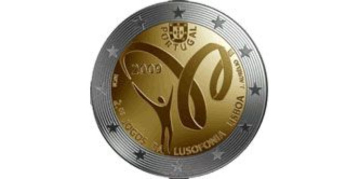 2 EUROS CONMEMORATIVOS PORTUGAL 2009 "LUSOFONIA"