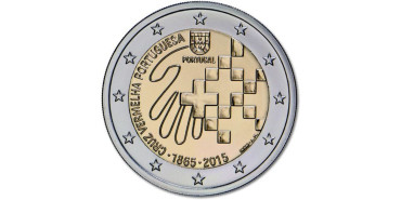 2 EUROS CONMEMORATIVOS PORTUGAL 2015 "CRUZ ROJA"