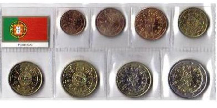 SERIE PORTUGAL 2002 8 VALORES