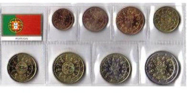 SERIE PORTUGAL 2002 8 VALORES