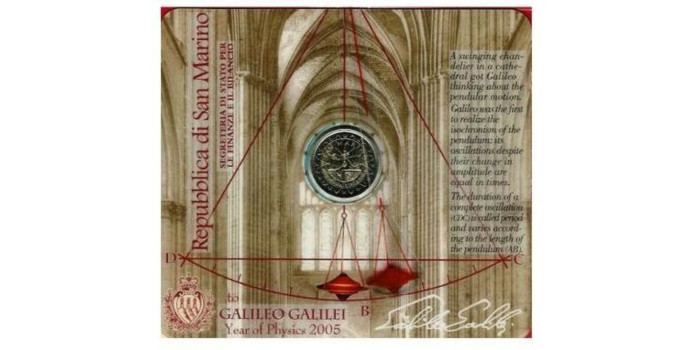 2 EUROS CONMEMORATIVOS SAN MARINO 2005