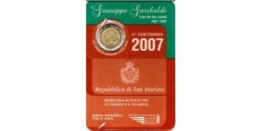 2 EUROS CONMEMORATIVOS SAN MARINO 2007