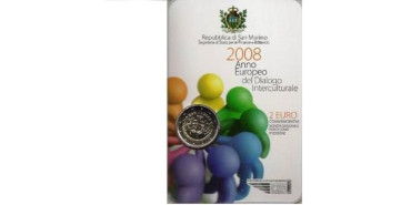 2 EUROS CONMEMORATIVOS SAN MARINO 2008