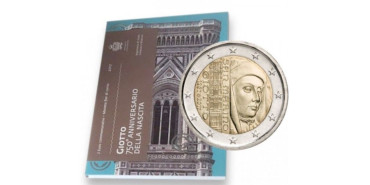 2 EUROS CONMEMORATIVOS SAN MARINO 2017 "GIOTTO"
