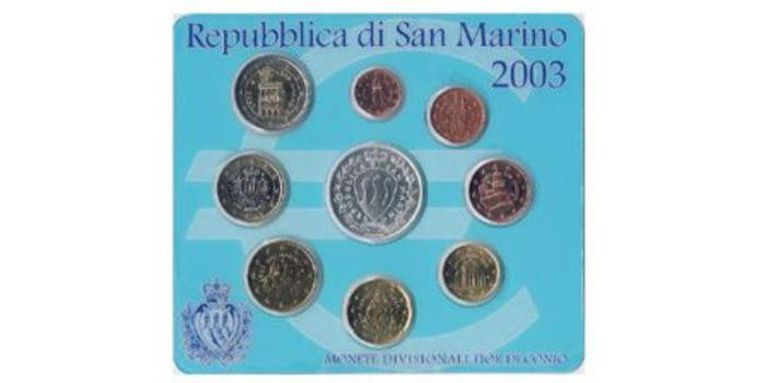 SET OFICIAL SAN MARINO 2003
