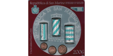SET OFICIAL SAN MARINO 2006 1-2-5 ctms.