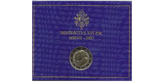 2 EUROS CONMEMORATIVOS VATICANO 2007