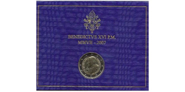 2 EUROS CONMEMORATIVOS VATICANO 2007