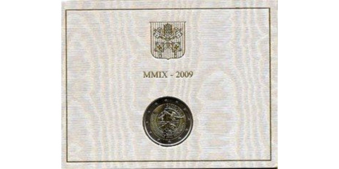 2 EUROS CONMEMORATIVOS VATICANO 2009