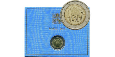 2 EUROS CONMEMORATIVOS VATICANO 2012