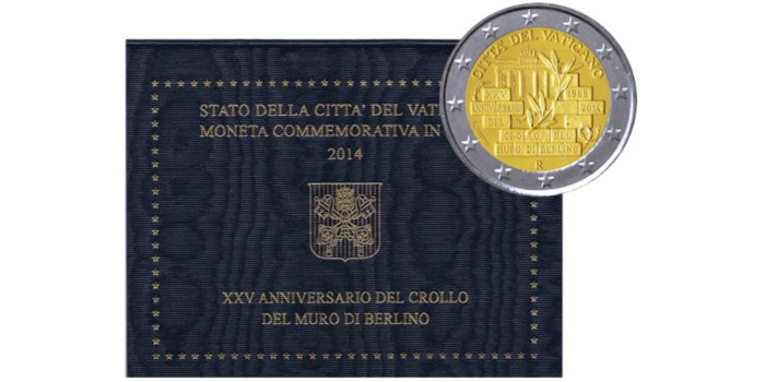 2 EUROS CONMEMORATIVOS VATICANO 2014