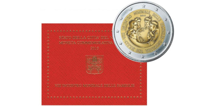 2 EUROS CONMEMORATIVOS VATICANO 2015