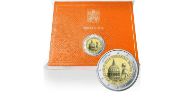 2 EUROS CONMEMORATIVOS VATICANO 2016 "Gendarmeria"