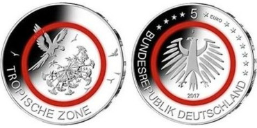 ALEMANIA FEDERAL - K-357, 5 Euro 2017 - Polímero