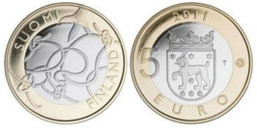 FINLANDIA - K-177 - 5 Euro 2011- ALAND