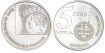 PORTUGAL - K-749 - 5 Euro 2003 SC SILVER