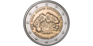 2 EUROS CONMEMORATIVOS PORTUGAL 2018 "JARDIN BOTANICO"