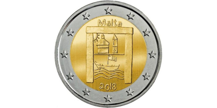 2 EUROS CONMEMORATIVOS MALTA 2018 "PATRIMONIO"