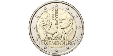 2 EUROS CONMEMORATIVOS LUXEMBURGO 2018 "GUILLERMO"