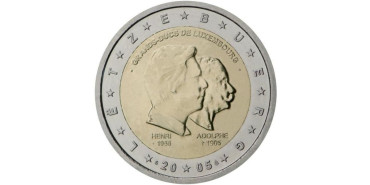 2 EUROS CONMEMORATIVOS LUXEMBURGO 2005