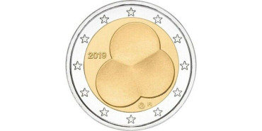 2 EUROS CONMEMORATIVOS FINLANDIA 2019 "CONSTITUCION"