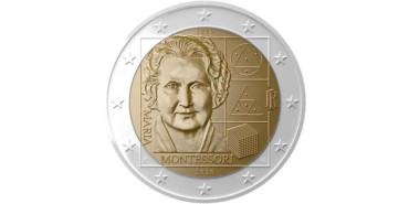 2 EUROS CONMEMORATIVOS ITALIA 2020 "MONTESORI"