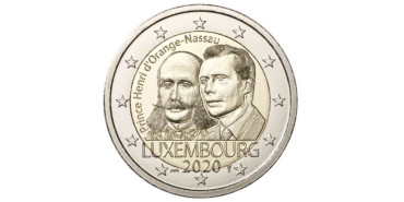 2 EUROS CONMEMORATIVOS LUXEMBURGO 2020 "PRÍNCIPE HENRY"
