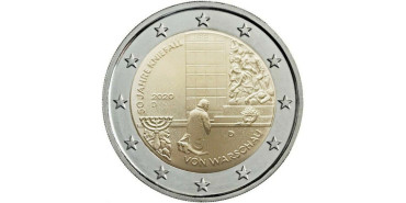 2 EUROS CONMEMORATIVOS ALEMANIA 2020 "GENUFLEXION"