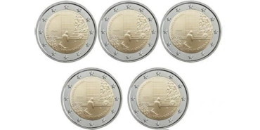 2 EUROS CONMEMORATIVOS ALEMANIA 2020 "GENUFLEXION" - 5 CECAS